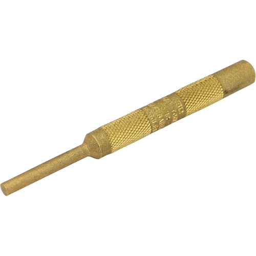 Brass Pin Punch, 3/16" Dia. x 4" L Equipment World