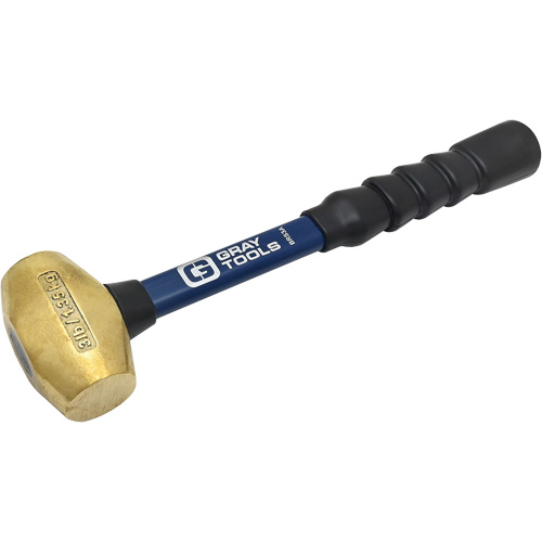 Brass Hammer, 3 lbs. Head Weight, 14" L Equipment World