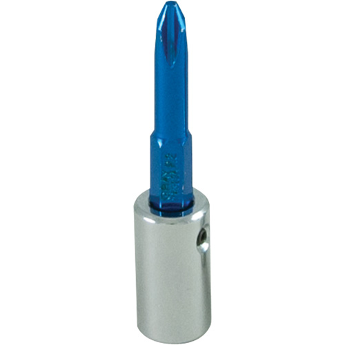 Blue Tip Screwdriver Bit, Phillips, #2, 1/4" Drive Equipment World