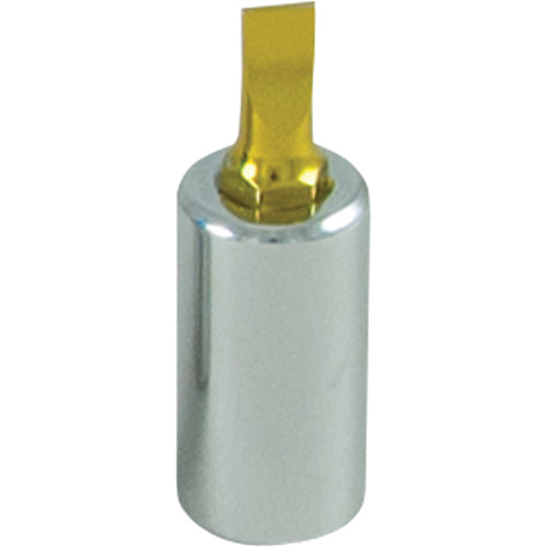 Gold Tip Screwdriver Bit, Slot, 13/64", 1/4" Drive Equipment World