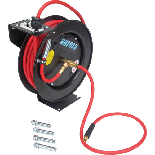 Hose Reel, Air/Water, 1/4" x 35', Single Hose, 300 psi Equipment World