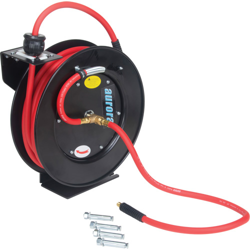 Hose Reel, Air/Water, 1/2" x 50', Single Hose, 300 psi Equipment World