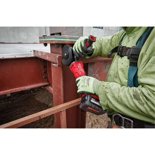 M18 Fuel Flathead Braking Grinder with Lock-On Slide Switch, 18 V, 5" Chuck, Lithium-Ion Equipment World