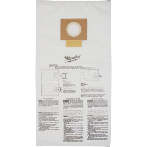 Sacs &agrave; poussi&egrave;re molletonn&eacute;s, 9 gal. US Equipment World