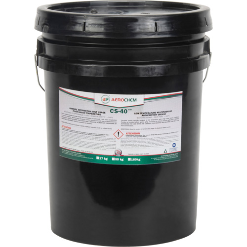 Aerochem CS-40 Low-Temperature Multi-Purpose Grease, 17 kg, Pail Equipment World