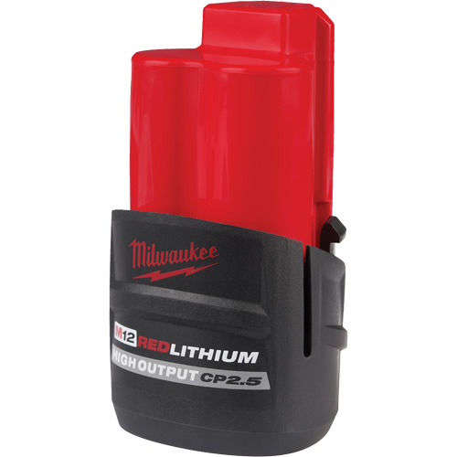 M12 Redlithium High Output CP2.5 Battery Pack, Lithium-Ion, 12 V, 2.5 Ah Equipment World