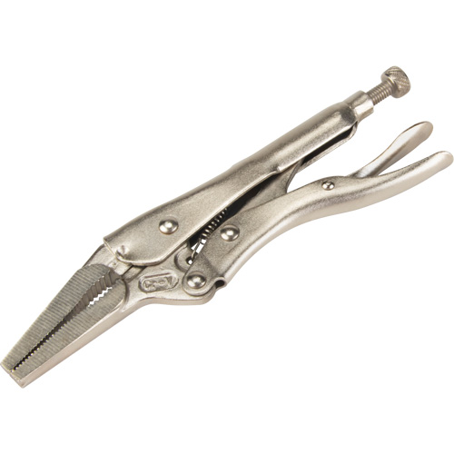 Locking Pliers with Wire Cutter, 6-1/2" Length, Long Nose Equipment World