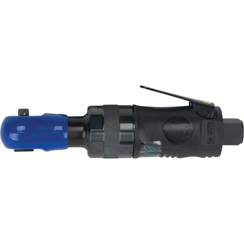 Stubby Industrial Air Ratchet Wrench, 1/4" Drive, 1/4" NPT, 3 CFM Equipment World