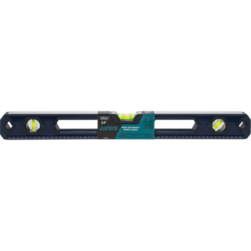 High-Accuracy Level, Box, 2' L, Aluminum, 3, Non-Magnetic Equipment World