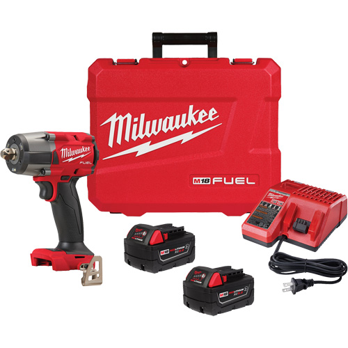 Ensemble de cl&eacute; &agrave; choc de couple moyen M18 Fuel avec cheville d'arr&ecirc;t, 18 V, Mandrin 1/2" Equipment World