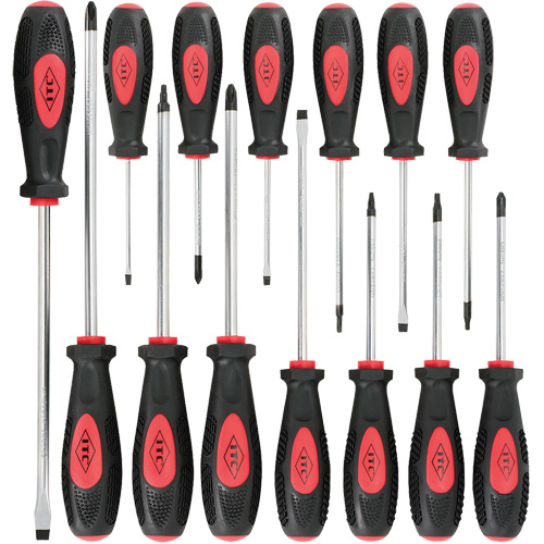 IESD-14S Ergonomic Screwdriver Set, 14 Pcs., Magnetic Equipment World