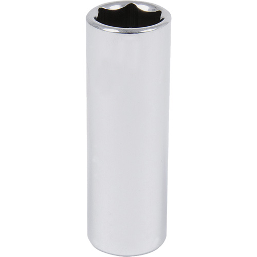 Chrome Socket, 9/16", 3/8" Drive, 6 Points, Deep Equipment World
