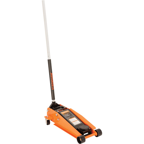 964D 2XP Floor Jack, 4 Ton(s) Capacity, 4-1/3" Lowered, 20-1/2" Raised, Manual Hydraulic Equipment World