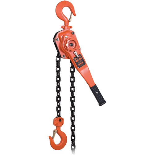 KLP Series Heavy-Duty Lever Chain Hoist, 5' Lift, 6000 lbs. (3 tons) Capacity Equipment World