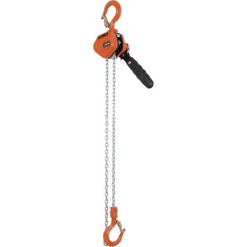 VLP-25-5 VLP Series Lever Puller, 5' Lift, 500 lbs. (0.25 tons) Capacity, Galvanized Steel Chain Equipment World