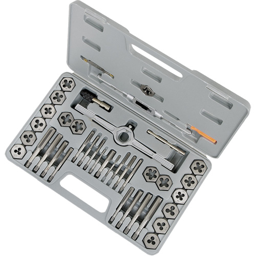 TD40A Premium SAE Alloy Tap & Die Set, 40 Pieces Equipment World