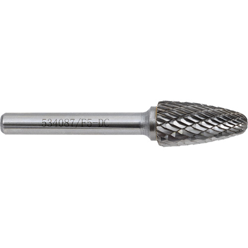 F5-DC Jet-Kut&reg; GP Carbide Burr, 1/2" Dia., 1" Depth of Cut Equipment World