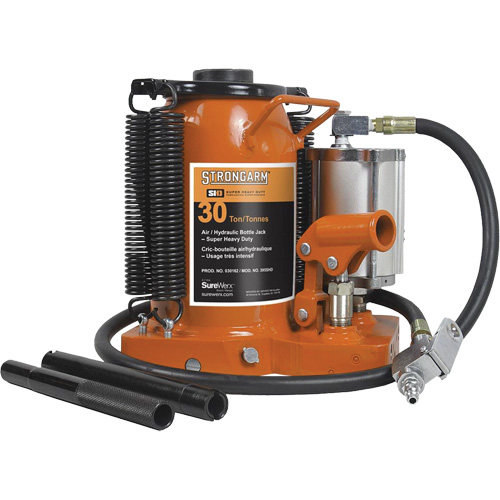 Air Assist Bottle Jacks, 30 Ton(s), Air Hydraulic Equipment World
