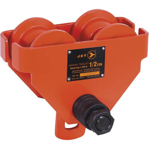 VPT-05 Manual Trolley - VBT Series, 1100 lbs. (0.5 tons) Equipment World
