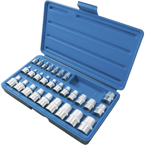 SS328TS External Socket Sets, Torx&reg;, 1/2"/1/4"/3/8" Drive, 28 Pcs Equipment World