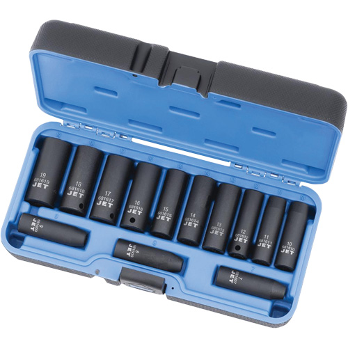 PS1338DM Sockets - Sets, 13 Pcs, Impact, 3/8" Drive Size, Deep Equipment World