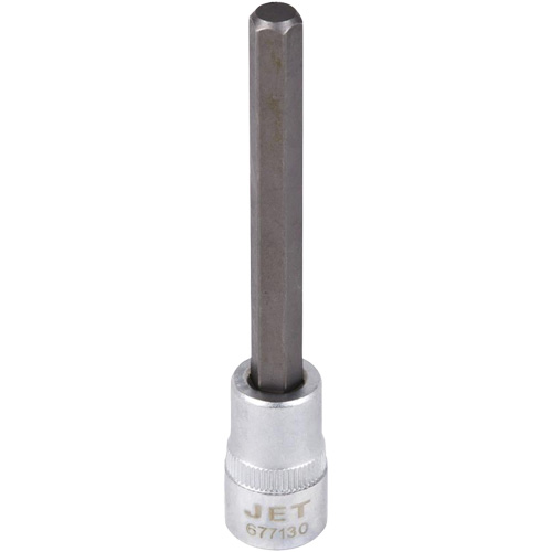 Extra-Long Bit Sockets, Hex, 3/8" x 4" L, 3/8" Drive Equipment World