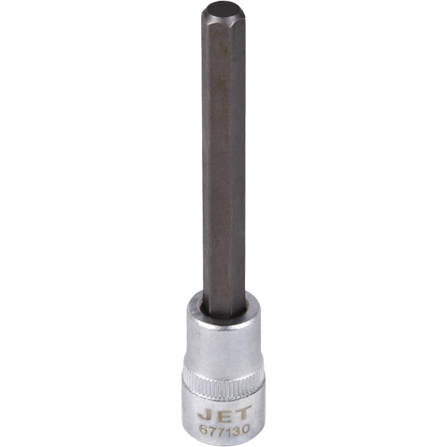 Extra-Long Bit Sockets, Hex, 5/16" x 4" L, 3/8" Drive Equipment World