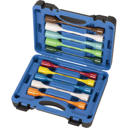 JTLS-1210S Torque Limiting Socket Sets, 1/2" Drive, 65 ft-lbs./80 ft-lbs./100 ft-lbs./120 ft-lbs./140 ft-lbs./45 ft-lbs./135 ft-lbs. Torque, Multiple Equipment World