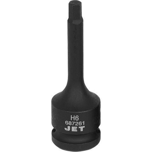 Impact Socket Bits, Hex, 6 mm x 1/2" Drive Equipment World