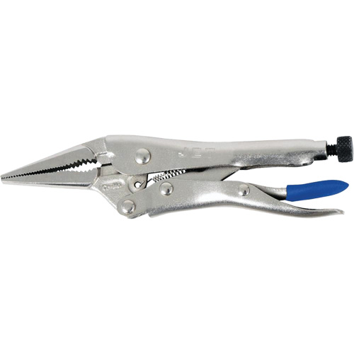 J4LN Long Nose Locking Pliers with Wire Cutter, 4" Length, Long Nose Equipment World