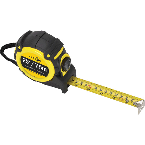 JLTM-425SM Tape Measures, 1" x 25', Metric & Imperial Graduations Equipment World