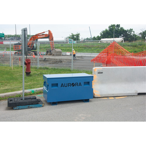 Jobsite Tool Box, 48" x 24" x 27-3/5", Steel, Blue Equipment World