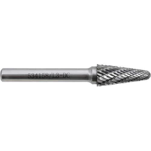 L3-DC JET-KUT Taper Shape Bur 9 (Radius End), 3/8" Dia. Equipment World