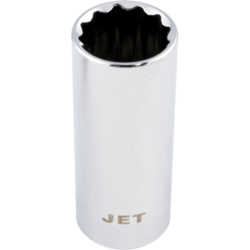Chrome Socket, 10 mm, 1/4" Drive, 12 Points, Deep Equipment World
