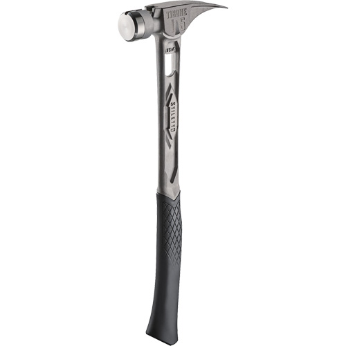 TIBONE Smooth Titanium Framing Hammer, 15 oz., Solid Steel Handle, 17-17/50" L Equipment World
