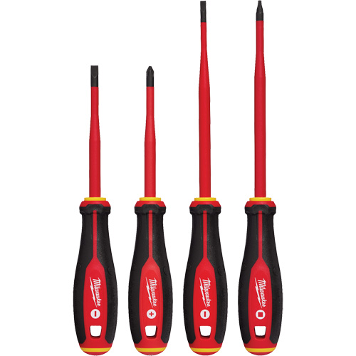 Insulated Slim Tip Screwdriver Set, 4 Pcs., Magnetic Equipment World