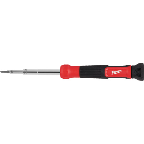 14-in-1 Precision Multi-Bit Screwdriver, 7-37/100" L, Cushion Grip Handle Equipment World