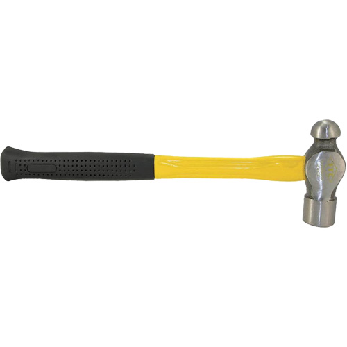 IBP-24F Ball Pein Hammer, 24 oz. Head Weight, Plain Face, Fibreglass Handle Equipment World
