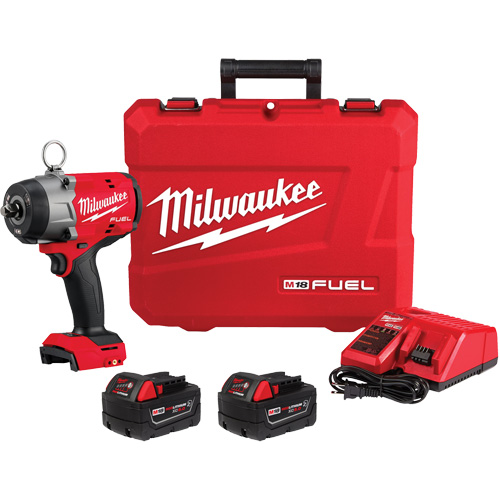 M18 Fuel High Torque Impact Wrench with Pin Detent Kit, 18 V, 1/2" Socket Equipment World