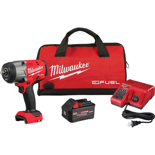 M18 Fuel High Torque Impact Wrench with Friction Ring RedLithium Forge Kit, 18 V, 1/2" Socket Equipment World