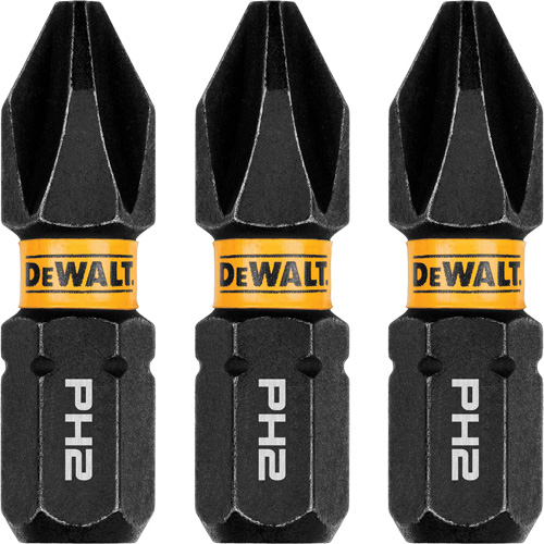 3-Piece FLEXTORQ&reg; Impact Screwdriving Bits, Phillips, #2, 1/4" Drive Equipment World