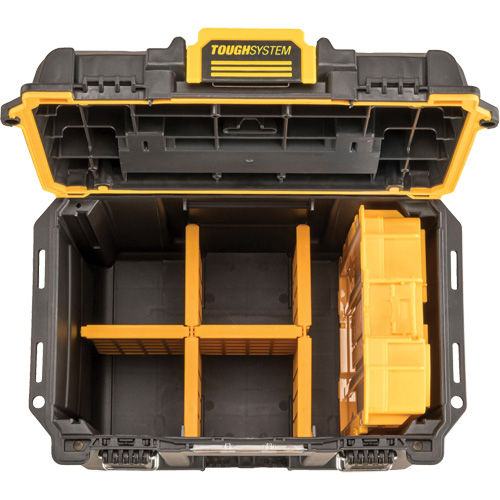 ToughSystem&reg; 2.0 Deep Compact Toolbox, 10" x 15-7/20" x 13-4/5", Black/Yellow Equipment World