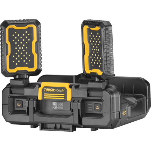 ToughSystem&reg; 2.0 Adjustable Work Light with Storage, 16" x 11" x 14", Black/Yellow Equipment World