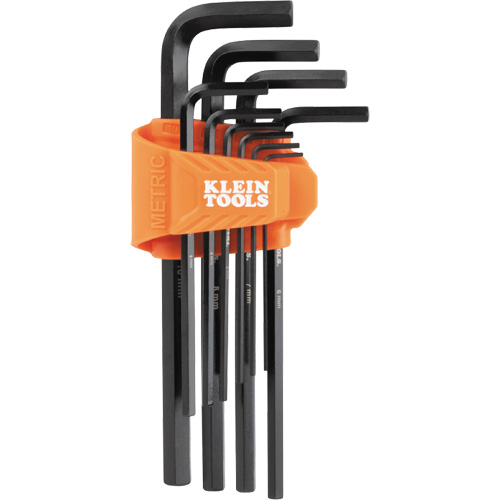 L-Style Long Hex Key Set, 10 Pcs., Metric Equipment World