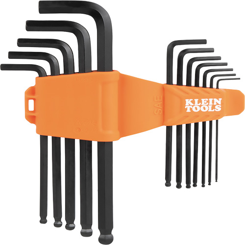 L-Style Ball-End Hex Key Wrench Set, 12 Pcs., Imperial Equipment World