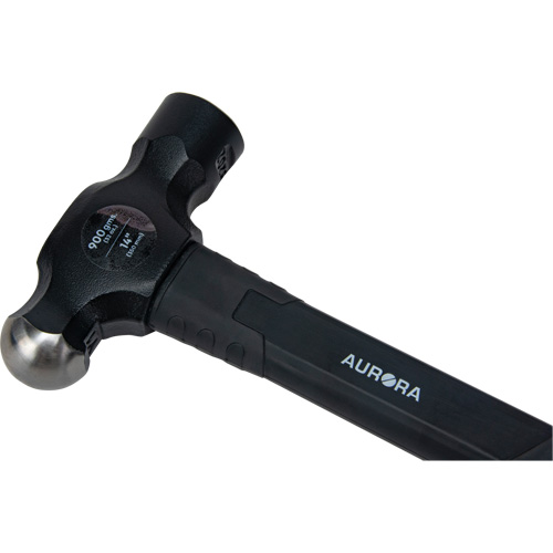 Ball Pein Hammer, 32 oz. Head Weight, Plain Face, Fibreglass Handle Equipment World