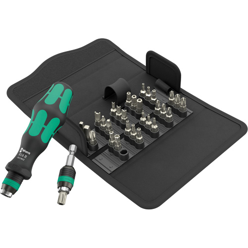 32-piece Kraftform Kompakt 71 Security Screwdriver, 4-17/25" L, Cushion Grip Handle Equipment World