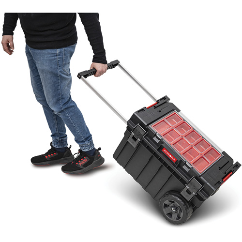 Arx&reg; Rolling Tool Chest, 23-4/5" x 16" x 15-3/5", Black Equipment World