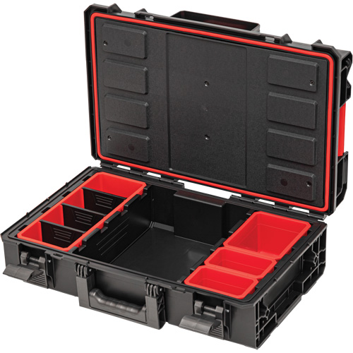Arx Small Toolbox, 23" x 15" x 7-1/2", Black Equipment World