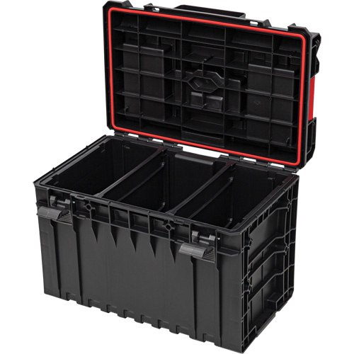 Arx Large Toolbox, 23" x 15-1/5" x 16-1/2", Black Equipment World